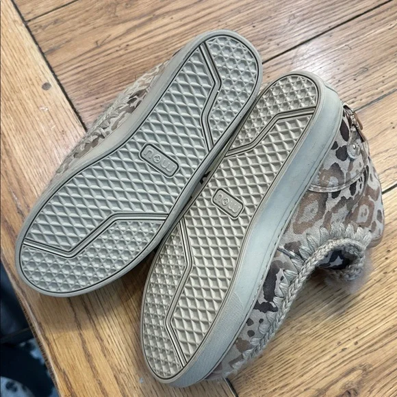 Mou Tan and Brown Patterned Fur Boots - Picture 5 of 6